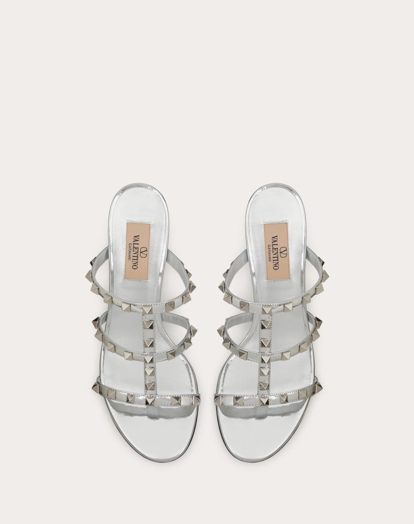 ROCKSTUD MIRROR-EFFECT SLIDE SANDAL 60MM - Image 4